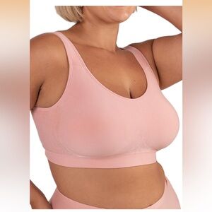 SHAPERMINT Seamless Adjustable Bra No Underwire in Rose Tan